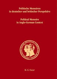 bokomslag Politische Memoiren in deutscher und britischer Perspektive