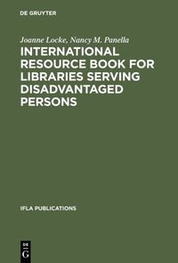 bokomslag International Resource Book for Libraries Serving Disadvantaged Persons