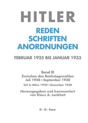 bokomslag Mrz 1929 - Dezember 1929