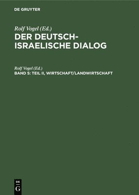 Teil II, Wirtschaft/Landwirtschaft 1
