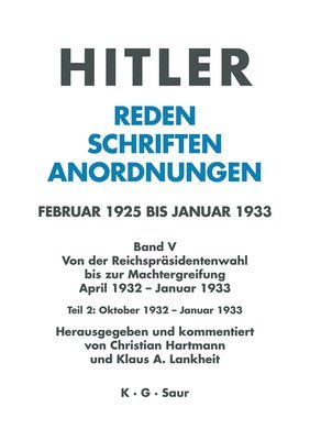 bokomslag Oktober 1932 - Januar 1933