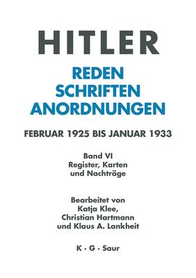 Register, Karten Und Nachtrge 1