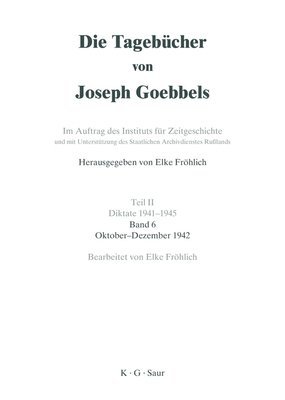 Hartmut Mehringer, Elke Fröhlich - Oktober - Dezember 1942, Inbunden