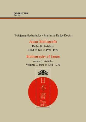 bokomslag Japan-Bibliografie, Band 2/3, Japan-Bibliografie (1938-1950)