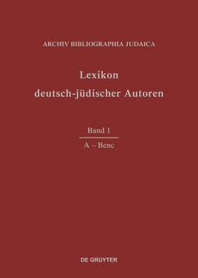 Archiv Bibliographia Judaica E V, Archiv Bibliographia Judaica E. V. - - Benc, Inbunden