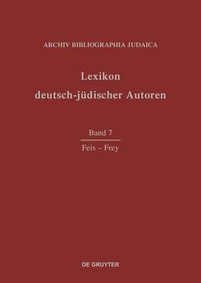 Archiv Bibliographia Judaica E V, Archiv Bibliographia Judaica E. V. - Feis - Frey, Inbunden