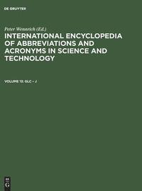 bokomslag International Encyclopedia Of Abbreviations And Acronyms In Science And Technology, Volume 13, Glc - J