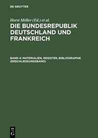 bokomslag Materialien, Register, Bibliographie (Erschließungsband)