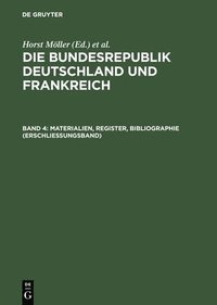 bokomslag Materialien, Register, Bibliographie (Erschlieungsband)