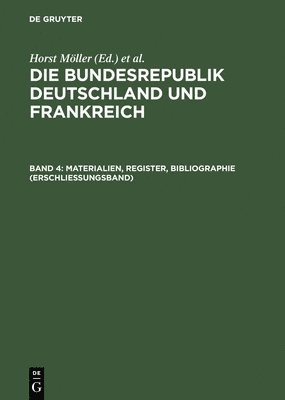 Materialien, Register, Bibliographie (Erschlieungsband) 1