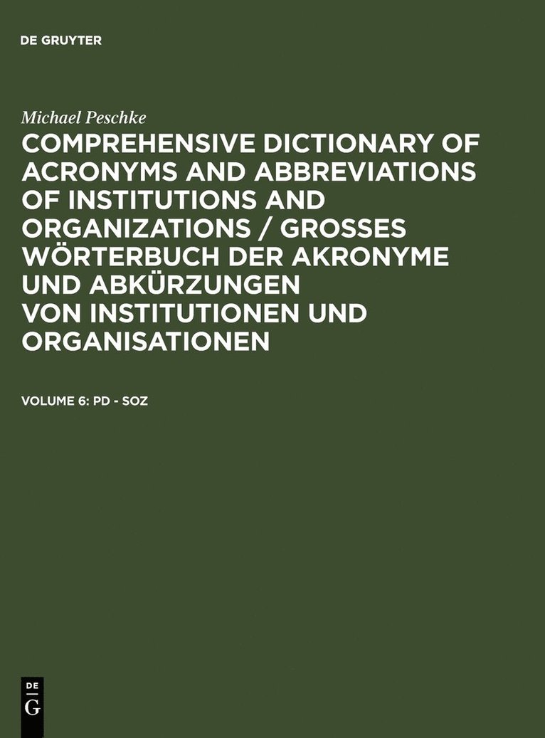 Michael Peschke - Pd - Soz, Inbunden