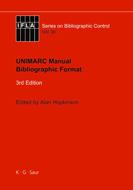 UNIMARC Manual 1