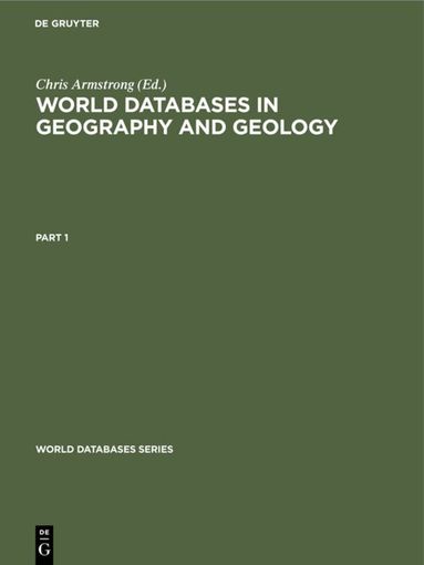 Chris Armstrong - World Databases in Geography and Geology, Inbunden