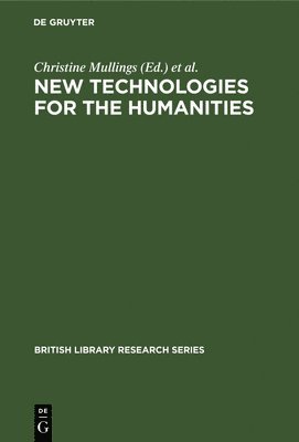 New Technologies for the Humanities 1