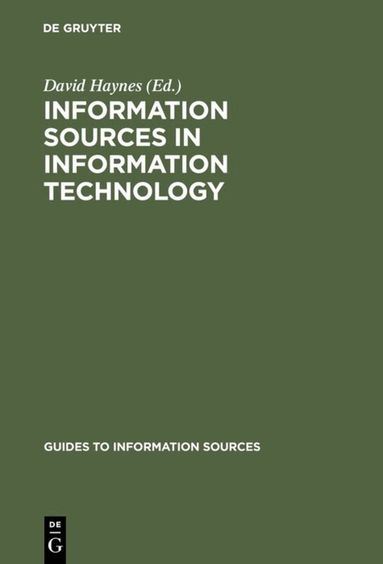 David Haynes - Information Sources in Information Technology, Inbunden