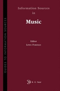 bokomslag Information Sources in Music