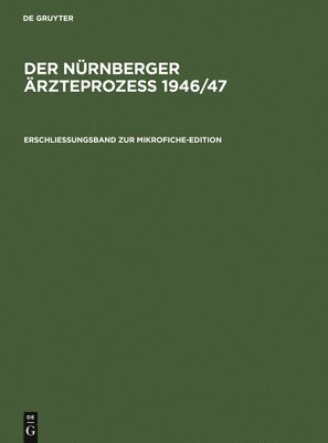 bokomslag Erschließungsband Zur Mikrofiche-Edition