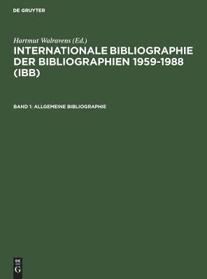 Ursula Olejniczak, Käthe Schmiedecke, Hartmut Walravens - Allgemeine Bibliographie, Inbunden