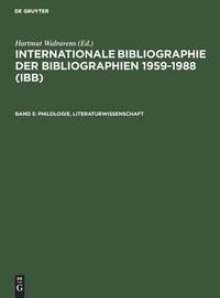 bokomslag Philologie, Literaturwissenschaft