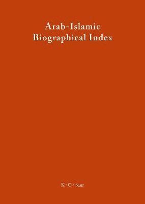 Jutta Cikar, Mustafa Cikar - Arab-Islamic Biographical Index, Inbunden