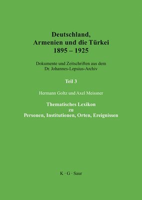 bokomslag Thematisches Lexikon Zu Personen, Institutionen, Orten, Ereignissen