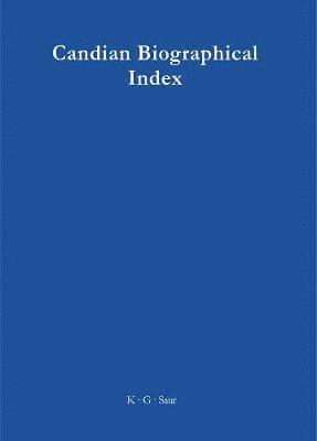 Canadian Biographical Index