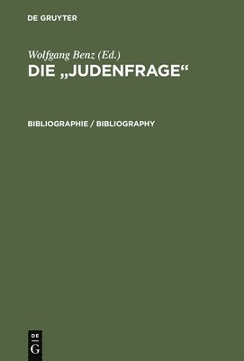 bokomslag "Judenfrage", Bibliographie