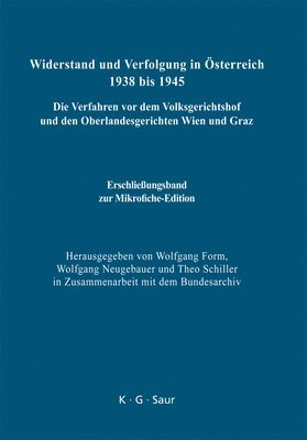 Wolfgang Form, Wolfgang Neugebauer - Erschließungsband Zur Mikrofiche-Edition, Inbunden