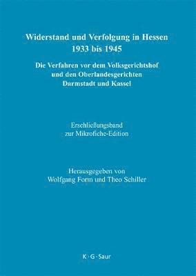 Wolfgang Form, Theo Schiller, Karin Brandes - Erschließungsband zur Mikrofiche-Edition, Inbunden