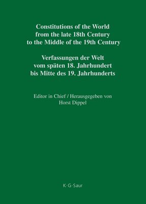 Ilse Reiter, András Cieger, Paul Vogt - Constitutional Documents of Austria, Hungary and Liechtenstein 1791-1849, Inbunden. Tillgänglighet: Tillfälligt slut