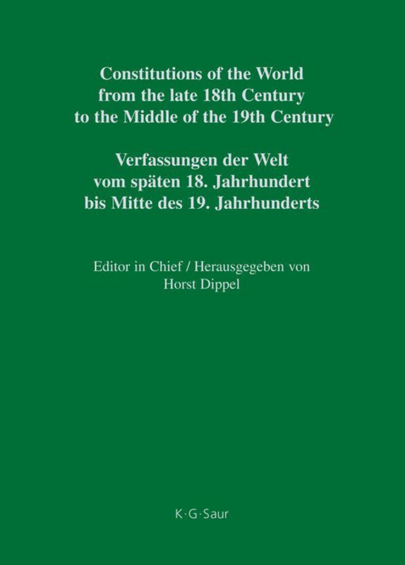 Thomas Riis, Sönke Loebert, Dag Michalsen, Magnus Isberg, Horst Dippel - Constitutional Documents of Denmark, Norway and Sweden 1809–1849, Inbunden
