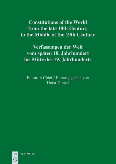 Laurent Dubois, Julia Gaffield, Michel Acacia - Constitutional Documents of Haiti 1790–1860, Inbunden