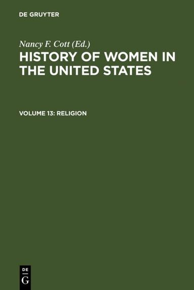 Nancy F. Cott - Religion, Inbunden