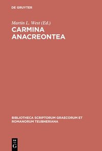 bokomslag Carmina Anacreontea