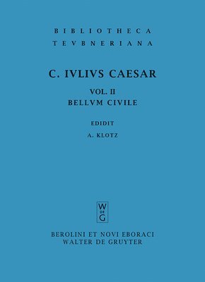bokomslag Commentarii belli civilis