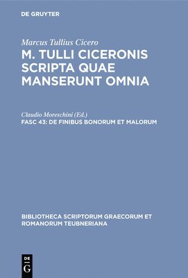 bokomslag de Finibus Bonorum Et Malorum