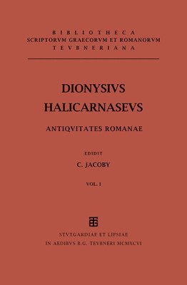 bokomslag Antiquitatum Romanarum quae supersunt, vol. I