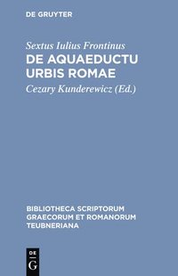 bokomslag de Aquaeductu Urbis Romae