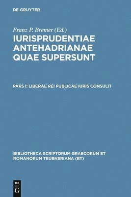 bokomslag Liberae Rei Publicae Iuris Consulti