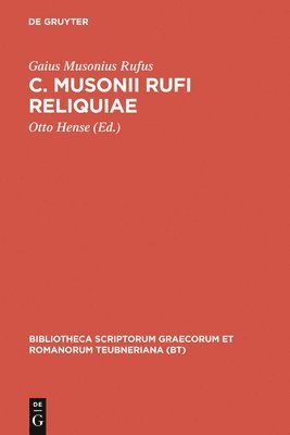 bokomslag C. Musonii Rufi Reliquiae