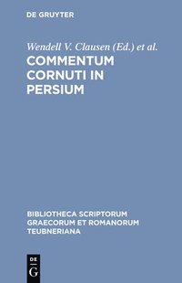 bokomslag Commentum Cornuti in Persium