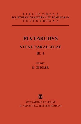 bokomslag Vitae Parallelae, vol. III, fasc. I