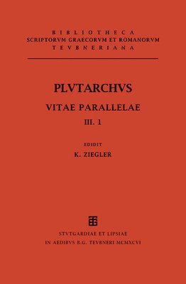 Vitae Parallelae, vol. III, fasc. I 1