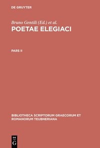 bokomslag Poetarum Elegiacorum Testimonia et Fragmenta