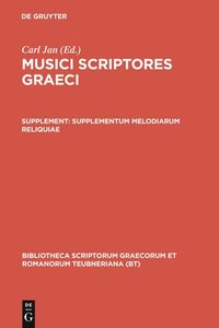 bokomslag Supplementum Melodiarum Reliquiae