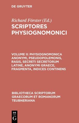 Scriptores Physiognomonici, vol. II 1