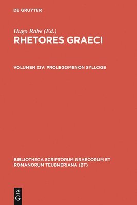 Hugo Rabe - Prolegomenon Sylloge, Inbunden