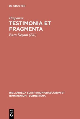 Testimonia et Fragmenta 1