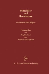 bokomslag Mittelalter und Renaissance