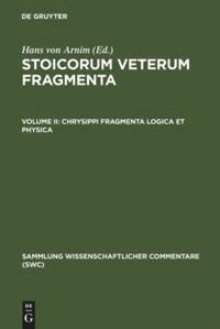 Hans von Arnim - Chrysippi fragmenta logica et physica, Inbunden